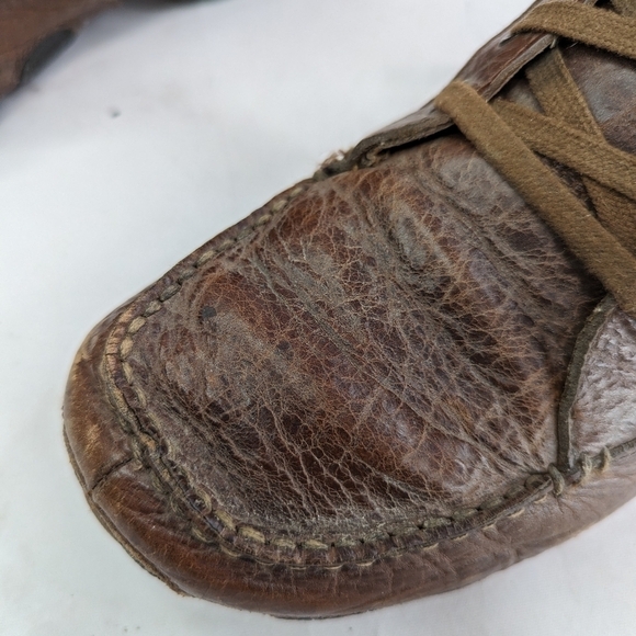 HS Trask Boots Mens 11 Kalispell Brown Leather Lace Up Chukka Ankle Shoes - Picture 6 of 11